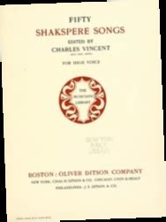 Fifty Shakspere Songs For High Voice Classic Reprint Epub