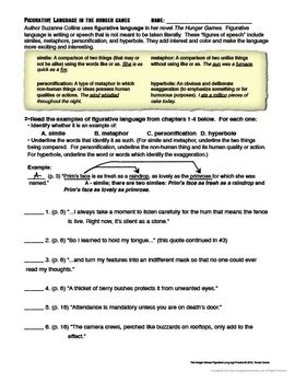 Figurative Language Hunger Games Answer Key Epub