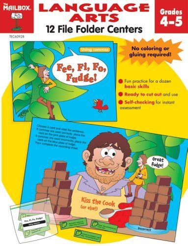 File Folder Centers Language Arts Grades 4-5 Ebook PDF