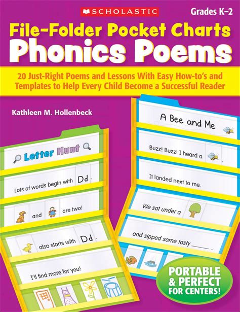 File-Folder Pocket Charts: Phonics Poems: 20 Just-Right Poems and Lessons With Easy How-to&a Epub