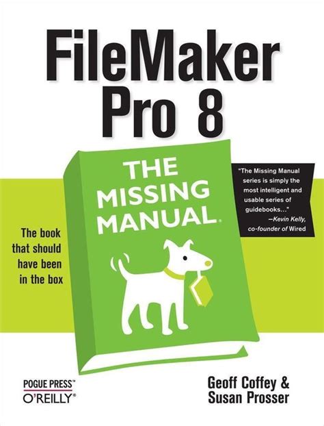 FileMaker Pro 8 The Missing Manual Doc