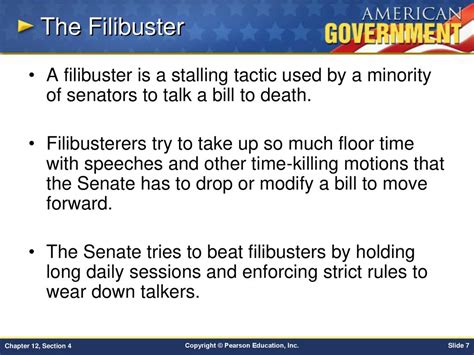 Filibustering: A Legislative Stalling Tactic