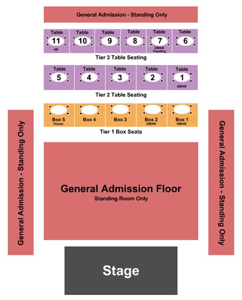 Fillmore Silver Spring Seating Chart