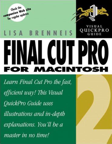 Final Cut Pro 2 For Macintosh Visual Quickpro Guide Reader