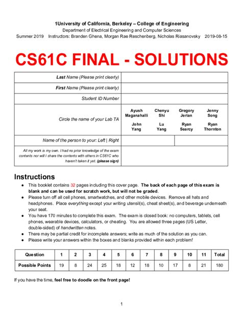 Final Fa08 Solutions Inst Eecs Reader