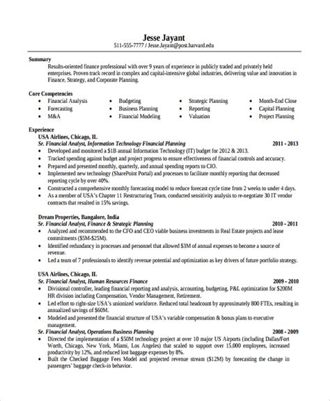 Finance Internship Resume Template