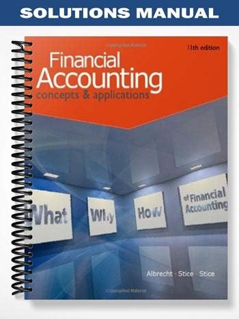 Financial Accounting 11th Edition Albrecht Answers Reader