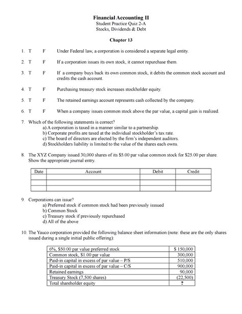 Financial Accounting 2 Answer Key Kindle Editon