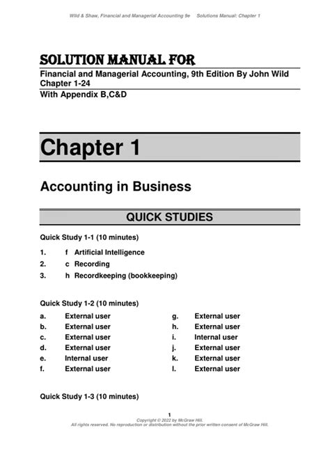 Financial Accounting 9th Edition Answer Key Doc