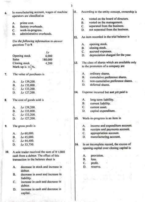 Financial Accounting Answers For Waec 2014 PDF