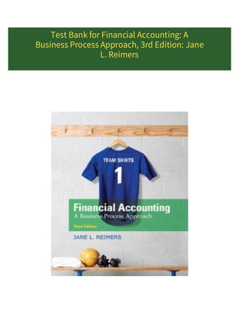 Financial Accounting Business Process Approach 3rd Edition Doc