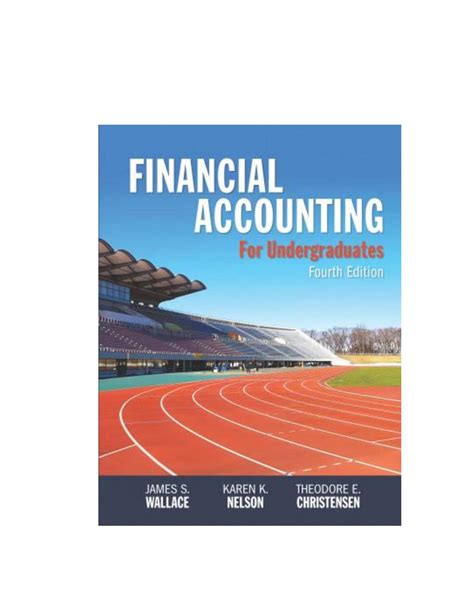 Financial Accounting For Undergraduates Solutions Manual Epub