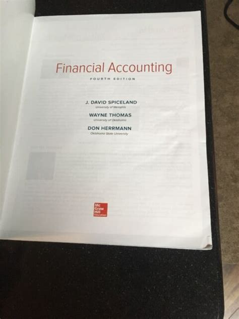 Financial Accounting Mcgraw 4th Edition Answers Kindle Editon