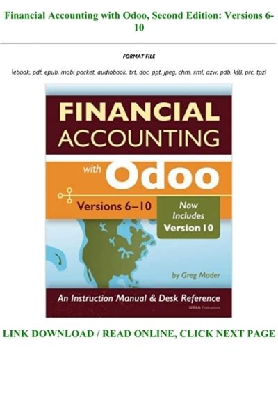 Financial Accounting Odoo Second Versions Doc