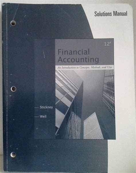 Financial Accounting Stickney Solutions PDF