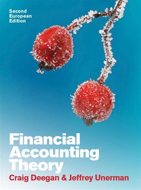 Financial Accounting Theory European Edition Epub