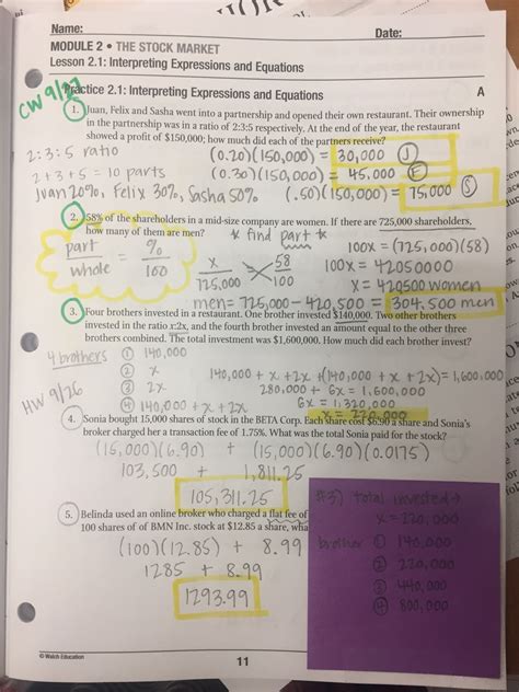 Financial Algebra Answer Key Ch 5 Doc