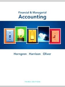 Financial And Managerial Accounting 3rd Edition Answers Kindle Editon