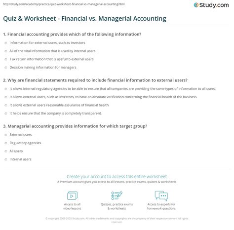 Financial And Managerial Accounting Answers Reader