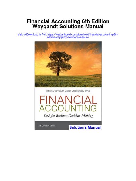 Financial And Managerial Accounting Weygandt Solutions Manual PDF