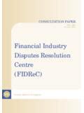 Financial Industry Disputes Resolution Centre Ltd. Paradigms