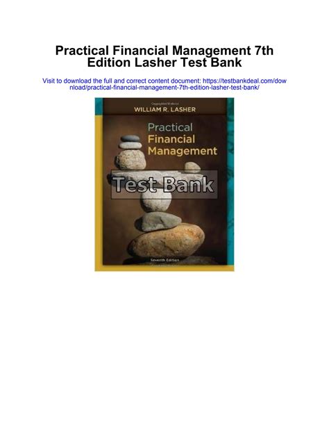 Financial Management 7th Edition Lasher Answer Key PDF