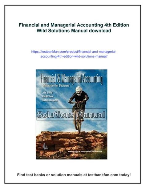 Financial Managerial Accounting 4th Edition Answers Reader