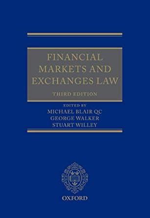 Financial Markets and Exchanges Law PDF