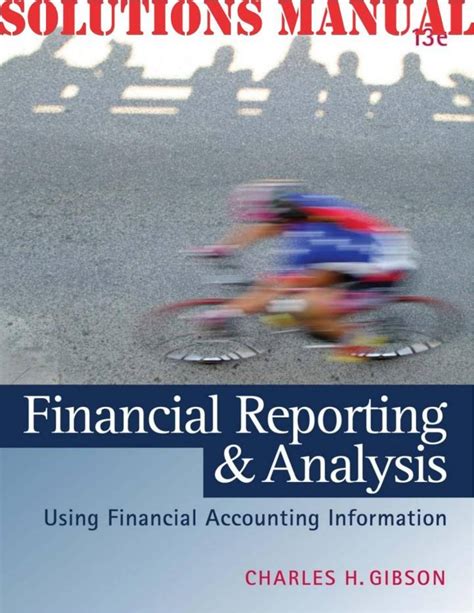 Financial Reporting And Analysis 13th Edition Solutions Doc