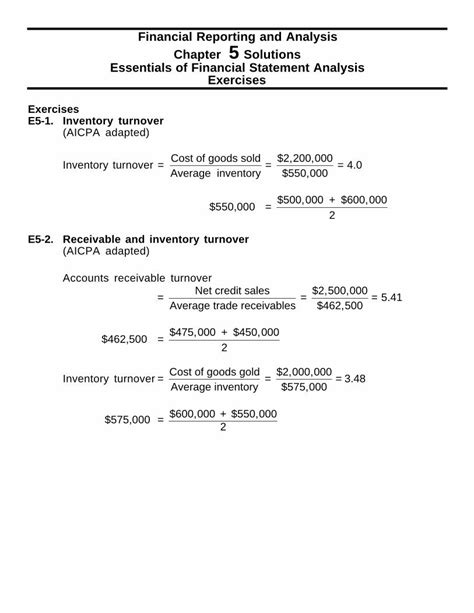 Financial Reporting And Analysis Chapter 9 Solutions Epub