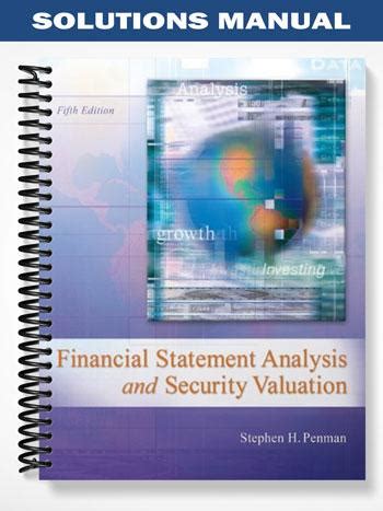 Financial Statement Analysis Penman Solutions Doc