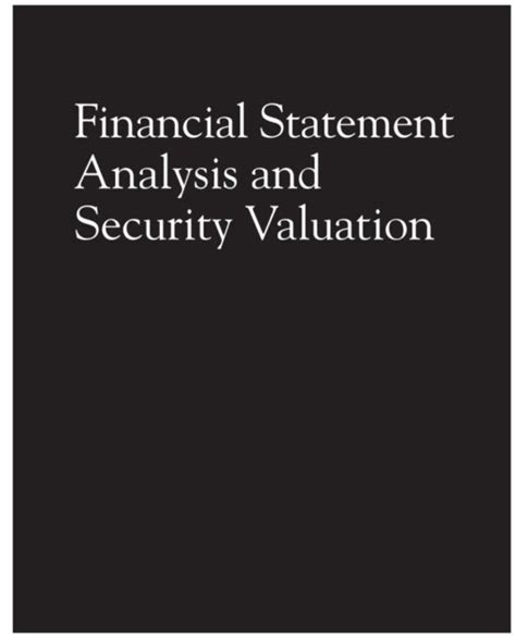 Financial.Statement.Analysis.and.Security.Valuation Ebook Reader