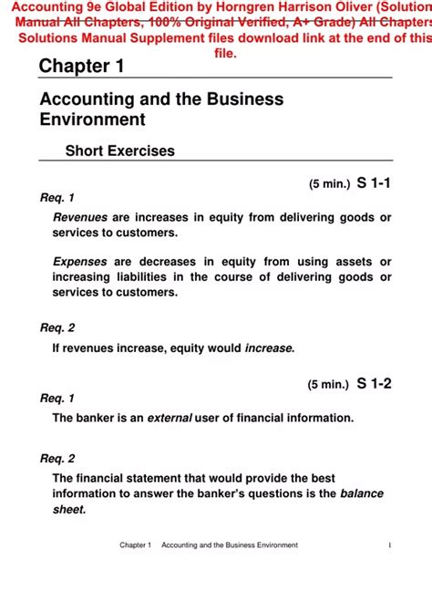 Financil Accoutning Harrison 9th Edition Answers Doc