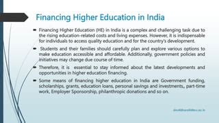 Financing of Higher Education in India Kindle Editon