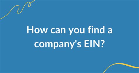 Find Company by EIN: Uncover Business Information with Ease