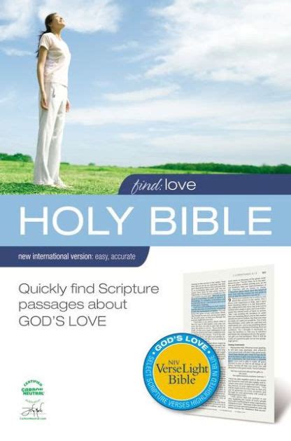 Find Love NIV VerseLight Bible Quickly Find Scripture Passages about God s Love Doc