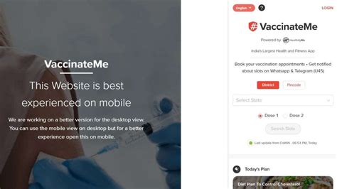 Find Your COVID-19 Vaccine Slot Effortlessly with HealthifyMe