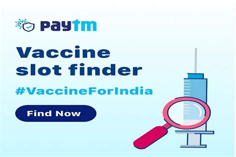 Find Your Nearest COVID-19 Vaccine Slot with Paytm Vaccine Slot Finder