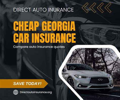 Find the 4 Best Low Cost Auto Insurance in Georgia