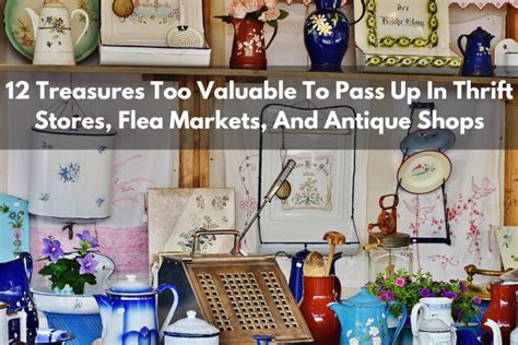 Find vintage gems at thrift stores and flea markets: