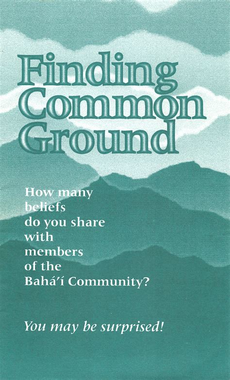 Finding Common Ground A Guidet to Personal PDF