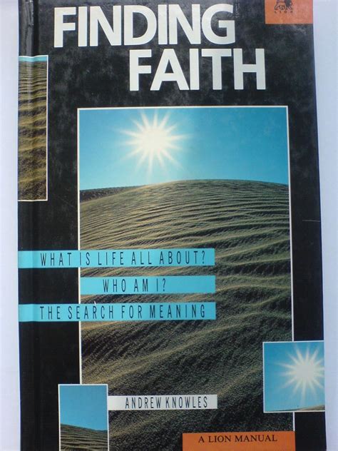 Finding Faith Lion manuals Kindle Editon
