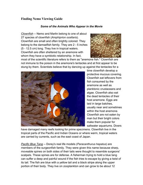 Finding Nemo Concepts Of Biology Answers PDF