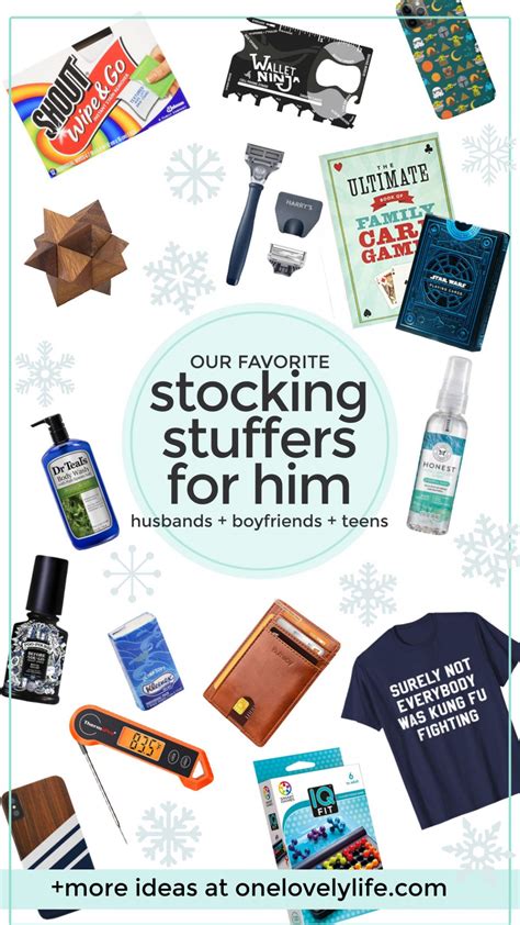 Finding the perfect stocking stuffers for him can be a challenge, especially if you're on a budget.