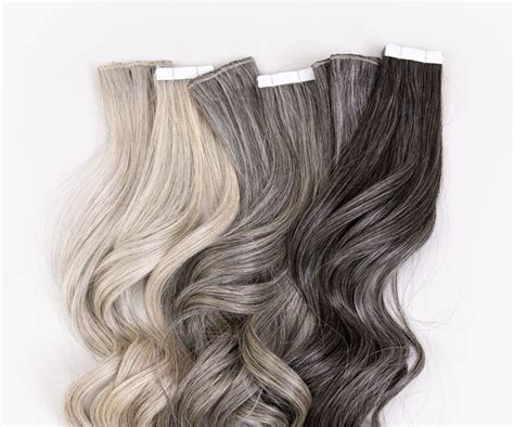 Finding the right gray hair extensions