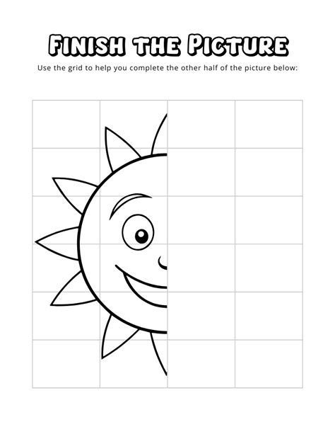 Finish The Drawing Printable
