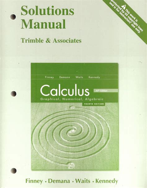 Finney Calculus Solutions PDF