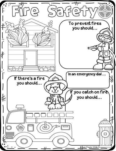 Fire Safety For Kindergarten Printables
