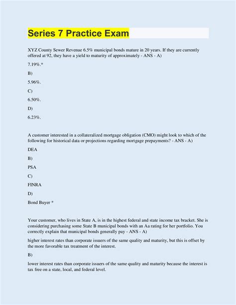 Fire Solutions Series 7 Exam Module Exams Doc