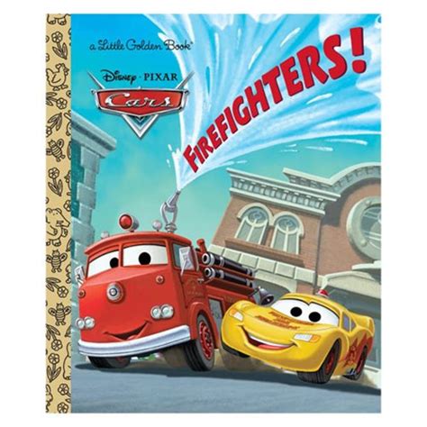 Firefighters Disney Pixar Cars Little Golden Book